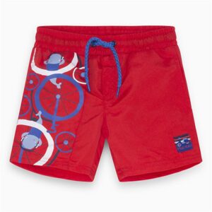 Red | Blue | White Motif Swimming Trunks
